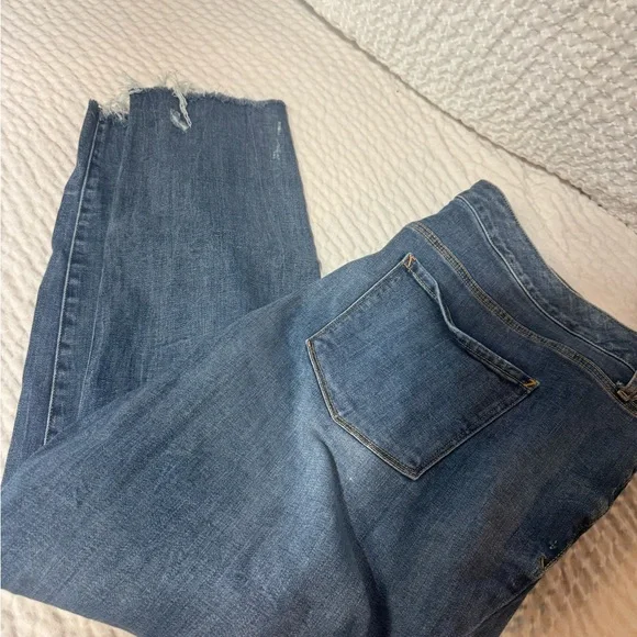 a.n.a Women's Straight Leg Jeans - Blue - Picture 3 of 5